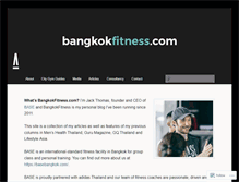 Tablet Screenshot of bangkokfitness.com